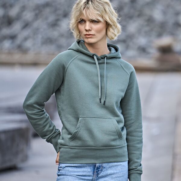 Tee Jays Ladies Raglan Hooded Sweatshirt Thumbnail