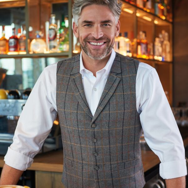 Brook Taverner Memphis Tweed Waistcoat Thumbnail